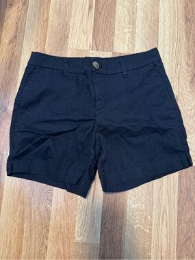 Style & Co. Black Tailored Cuffed Shorts